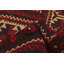Tapis rouge foncé noué à la main de conception unique 6 pi 7 po x 8 pi 11 po Joenell