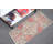 Handmade Red Turkish Oushak Small Rug Ideal for Door Entrance and Home Decor Gift