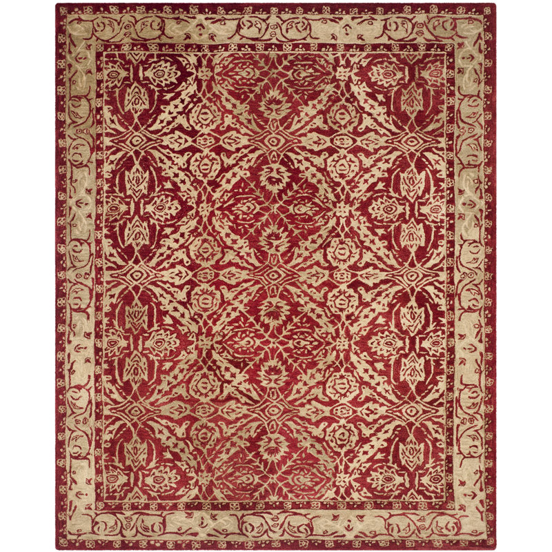 Tingley Hand Tufted Wool Pile Oriental Rug, Rectangle 8' x 10'