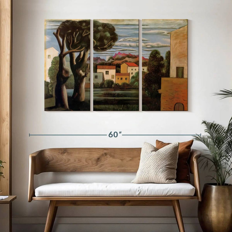 Alvord Landscape With Dead And Live Trees, 32" H x 50" W