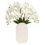 Vase de table décoratif décoratif en céramique texturée pour salon - Vase à fleurs ovale moderne-86749036-86749038