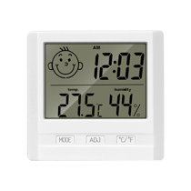 Wayfair  Solar Powered Thermometer Outdoor Thermometers You'll