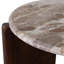 Sagebrook Home 20" Somerset Marble And Wood Accent Table, Multi