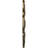 Endurathane Peralta Ceiling Medallion, 17 3/4"OD x 3 3/4"ID x 1"P (Fits Canopies up to 4 5/8"), Hand-Painted Brass Finish-27784916