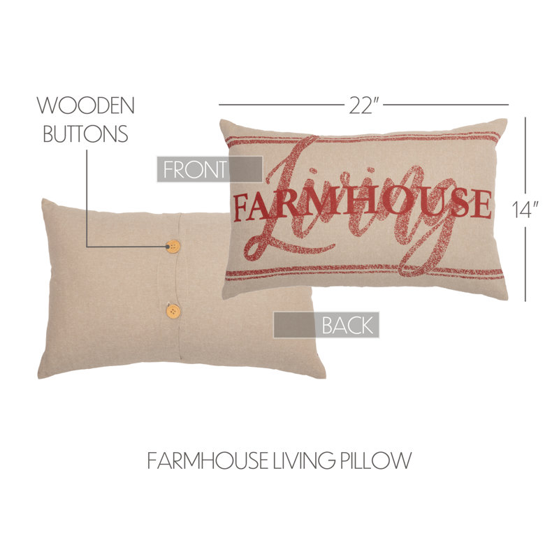 Sawyer Mill Cotton Reversible Throw Pillow