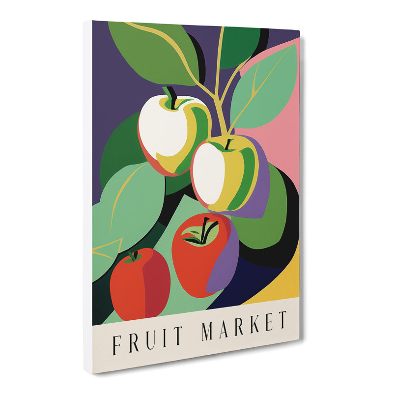 XMKTMKT-85 Apple Fruit Market Exhibition Vol.8 - Wrapped Canvas Print, 91cm H x 60cm W x 3cm D