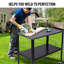 Workbench Welding Table 36"" x19, 5/8-inch Fixture Holes Steel Welding Workbench Table, 1200lbs Load Capacity Welding Table Portable Work Bench
