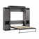 Arrington Storage Murphy Bed with Shelving and Fold-Out Desk