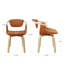  Chaise de bureau pivotante rembourrée en tissu Diland-1117514517-1103369027