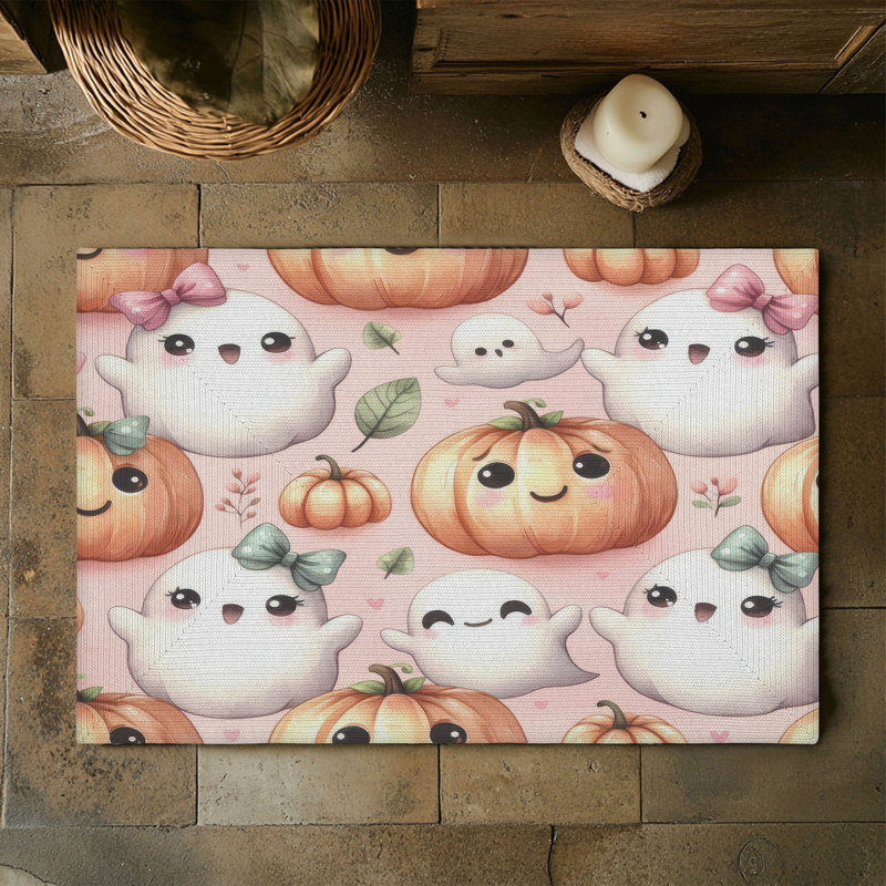 Tapis tressé Spooky Patch Companions, Rectangulaire 3 pi x 5 pi