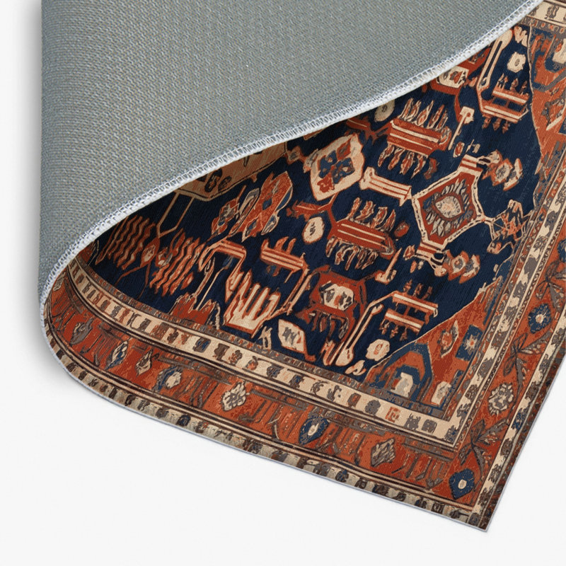 Tapis turc intérieur et extérieur brun, Rectangle 4pi x 6 pi