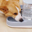 Distributeur automatique d'eau et de nourriture à gravité (2 pièces), double station de 4 L pour chats et chiens de petite et moyenne taille, sans électricité, gris