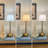 Trishanna 15.7“ LED Dimmable Table Lamp,Cordless Table Lamp with Touch Control,Gold Metal Table Lamp