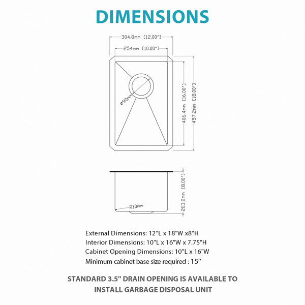 Dimensions du produit