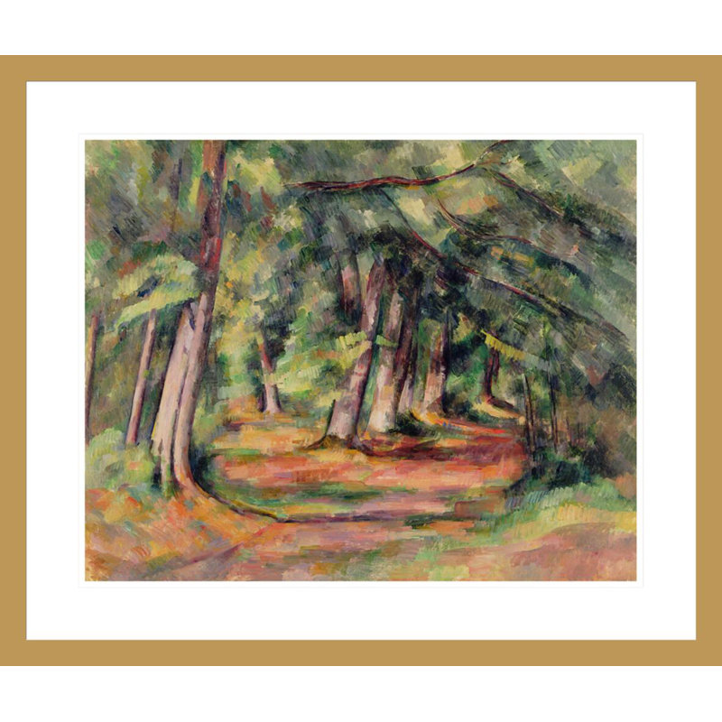 «Sous-bois» par Paul Cézanne, H 23,5 po x l 27,74 po