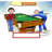 Personalized Billiards, Pool Player Couple MINI Snow Globe Frame Gift  3.75"-104827052