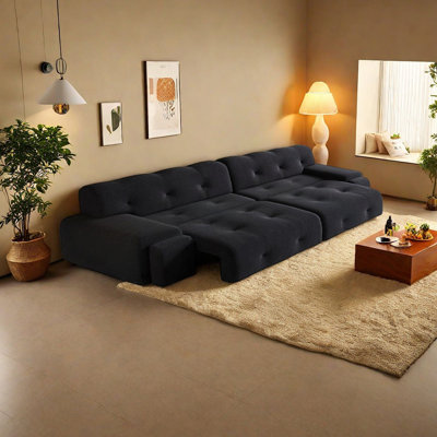 High-end light luxury style electric sofa