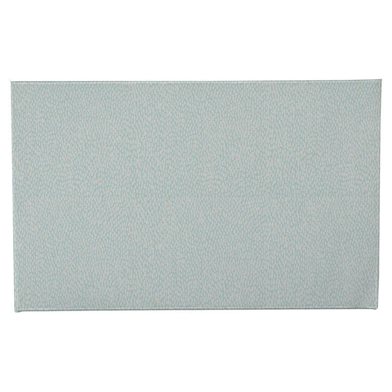 Tapis de toilette rectangulaire absorbant et antidérapant Twinkle Splat, L 34 po x L 21 po, Light Blue, Blue