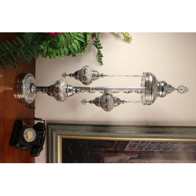 Dildy 105cm Silver Lighting Floor Lamp