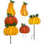 Thanksgiving Decorations Fall Pumpkins Yard Stacked