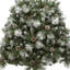 Sapin de Noël pré-décoré 7,5 pi avec 11 modes d'éclairage et pommes de pin pré-décorées-542102881