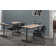 Nicklos T-Base Training Seminar Table, 2 Zeng Stack Chairs
