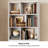 70.9"H x 31.3"W Standard Storage Bookcase, Modern Wood Bookshelf with 2 Drawers, Bookcase with Doors, Storage Cabinet, 3 Tier Display Etagere for Home office, Living Room, Kitchen-1589221822