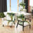 Awakenings In Spanish Moss IV - Upholstered Modern Arm Chair, Liquid Ink Accent Chair
