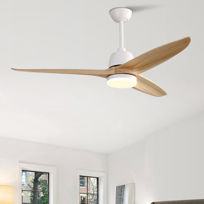 Nicola 56'' 3 - Blade LED Propeller Ceiling Fan with Remote Control and Light Kit Included
