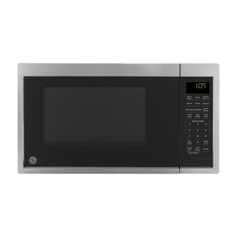 GE 0.9 Cu. Ft. Capacity Countertop Microwave Oven, Stainless Steel