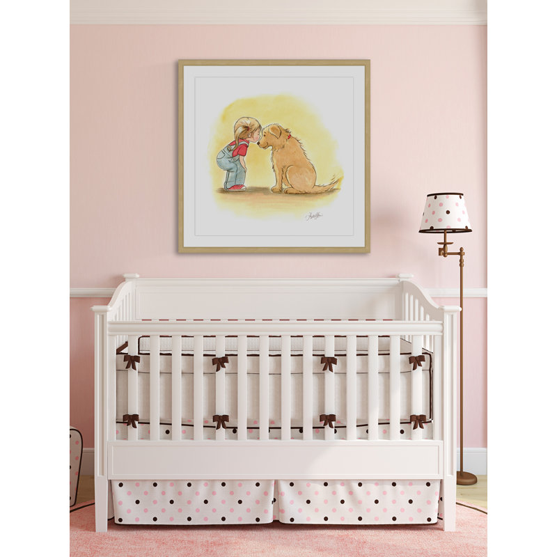 «First Love» par Phyllis Harris, reproduction encadrée, H 12 po x l 12 po x P 1,5 po