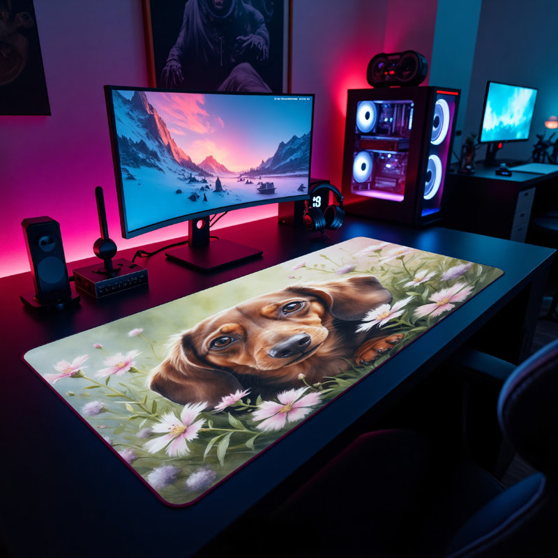 Polyester Desk Pad, 23.6x13.8