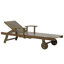 Kenneth 196cm Long Reclining Acacia Single Chaise