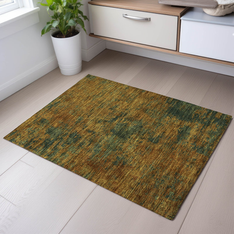 Premium Machine Washable Alexa AMF1093 Abstract Rug, Rectangle 1 pi 8 po x 2 pi 6 po