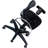 Traditional Backed Adjustable Height Ergonomic Lab Stool with Footring Wheels