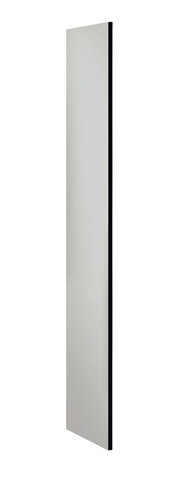 Panneau latéral sans capot incliné, H 76 po x l 21 po x P 0,75 po, Gris