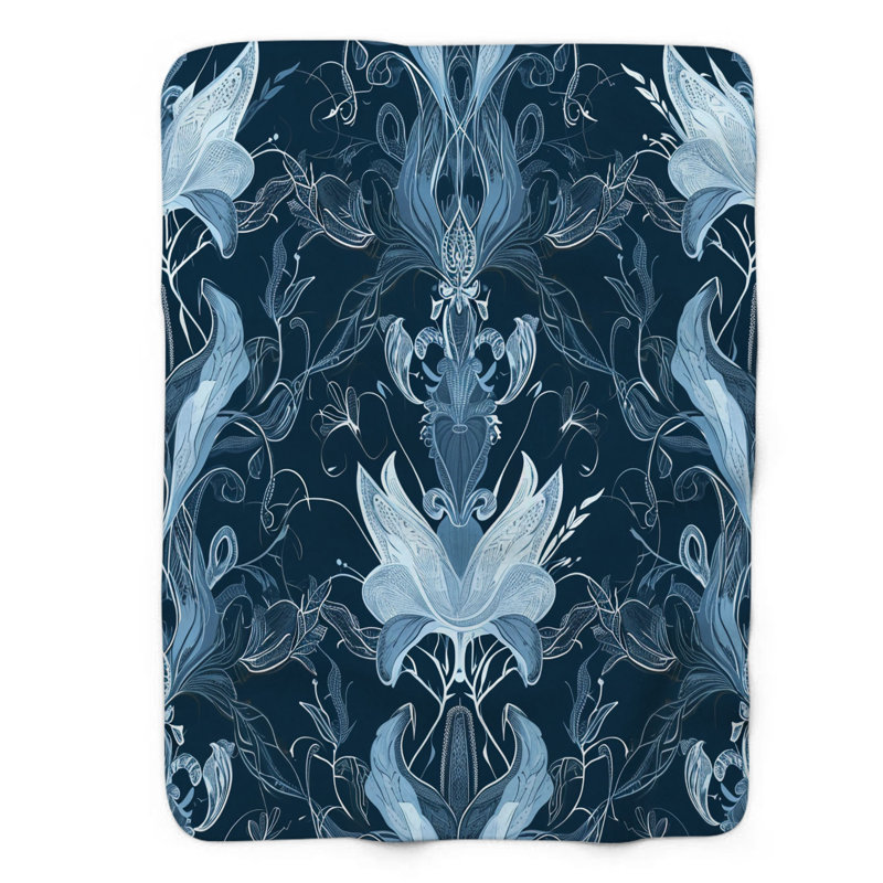 Dreamy Aesthetic Harmony - Couverture en sherpa de qualité supérieure 1 pièce, Jeté