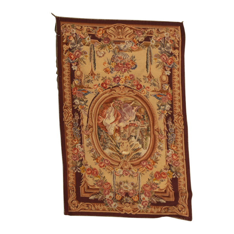 Hand Woven Wool Floral Area Rug
