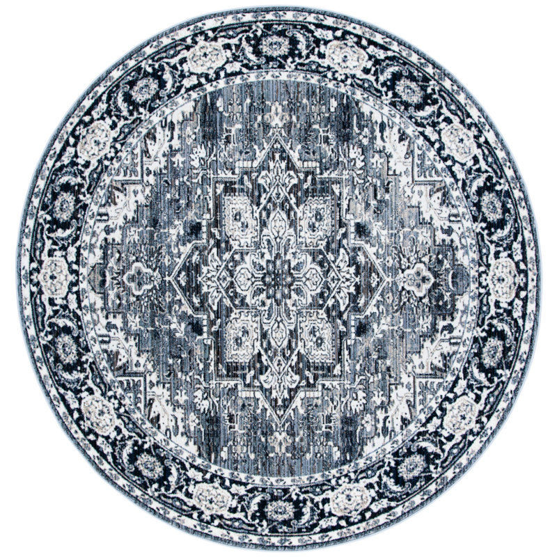 Herat 300 Performance Oriental Rug, Round 6'7"