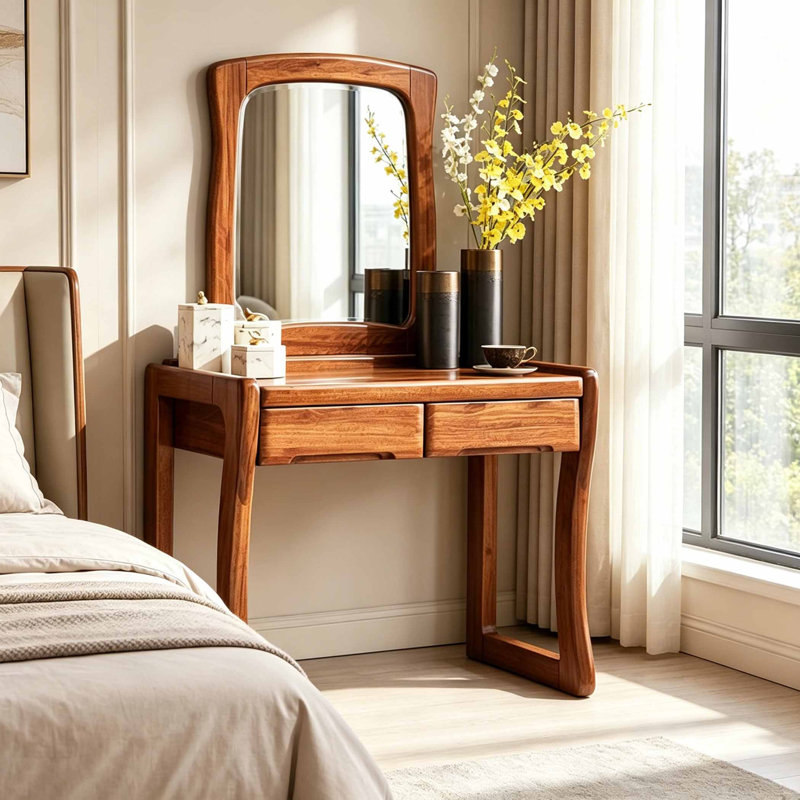 Chinese style retro high-end dressing table
