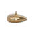Offset Neck Object-Bronze Crackle-Sm