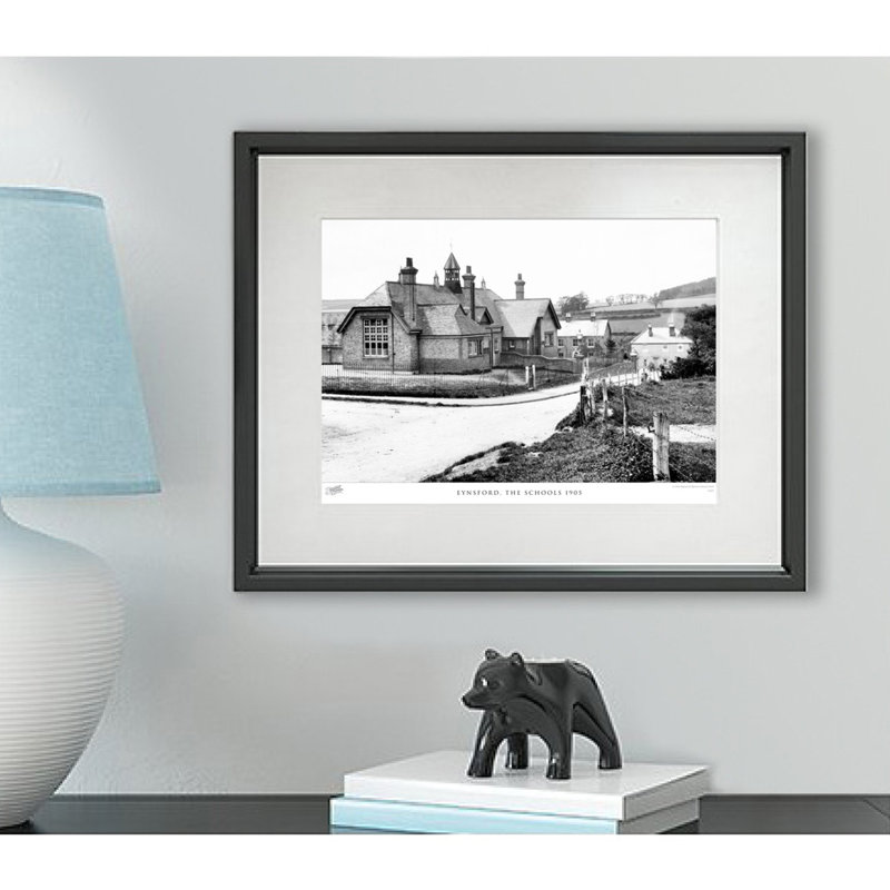 Eynsford, The Schools 1905 - Single Picture Frame Print, 28cm H x 36cm W x 2.3cm D