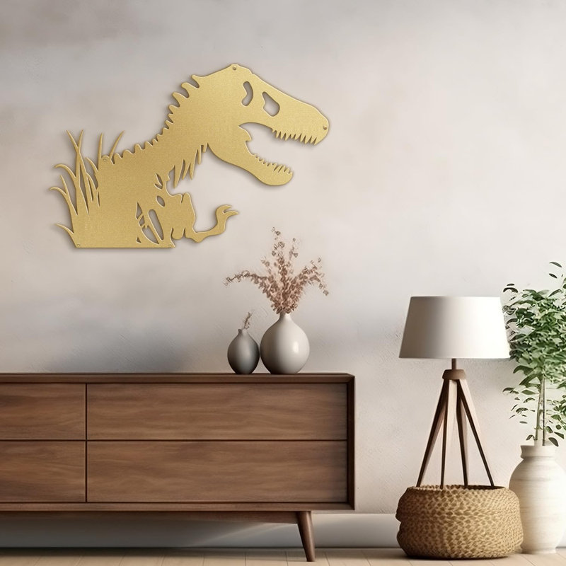 Décoration murale en métal, H 20 po x l 30 po x P 0,05 po, Or