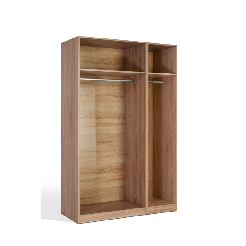 Heanor 3 Door Manufactured Wood Wardrobe