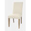 Chaise d'appoint rembourrée crème Averie