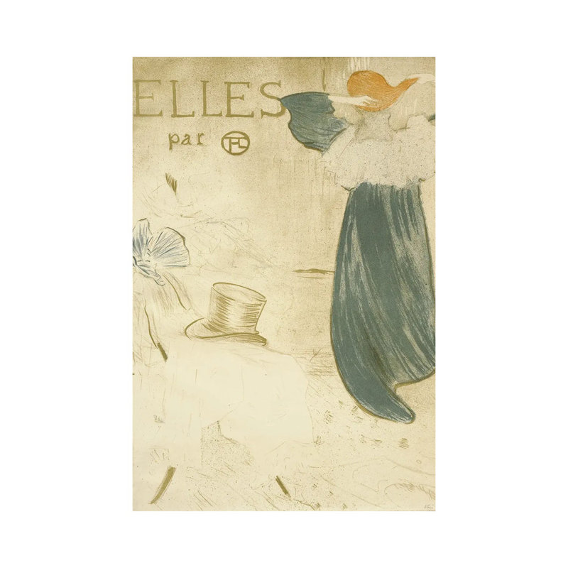 Frontispiece, 1896 by Henri De Toulouse-Lautrec - Gallery-Wrapped Canvas Giclée on Canvas, No Frame