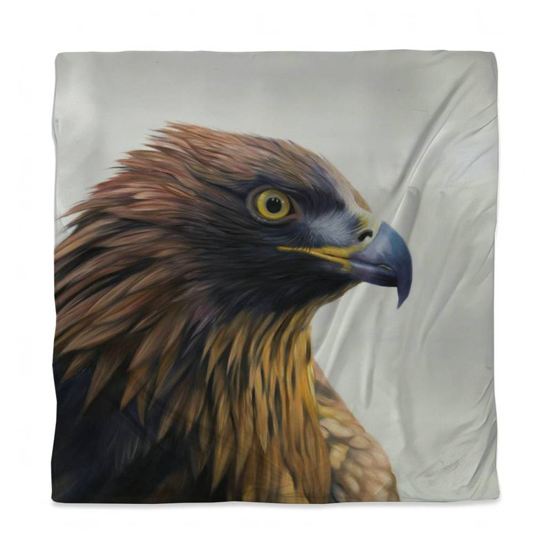 Housse de couette Aigle à tête brune - Décoration pour chambre à coucher