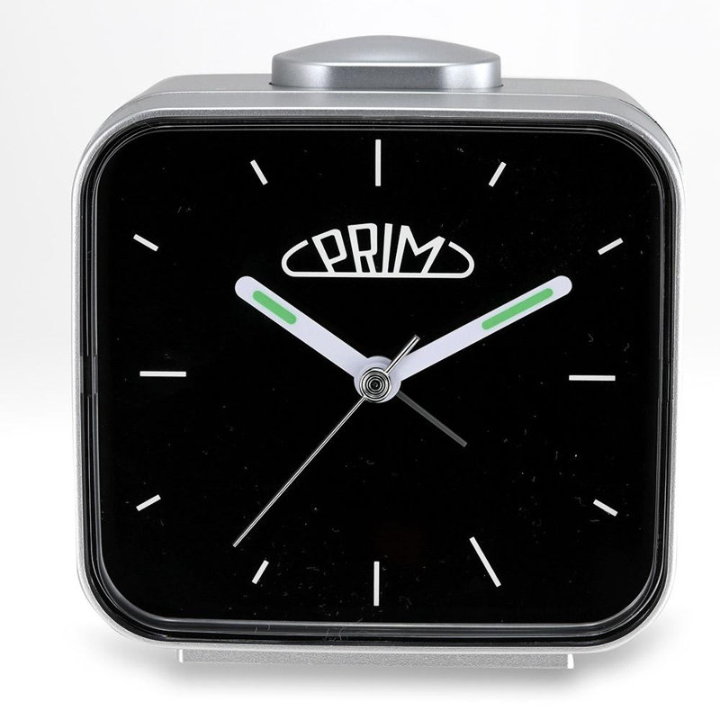 Quartz movement / Crystal Alarm Clock, Black