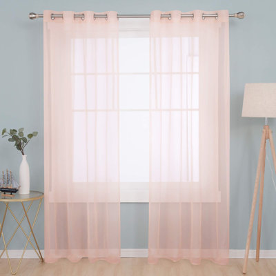 Quientin Semi Sheer Curtain Pair