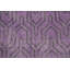 Tapis mauve en laine noué à la main de conception unique 3 pi 7 po x 5 pi 7 po